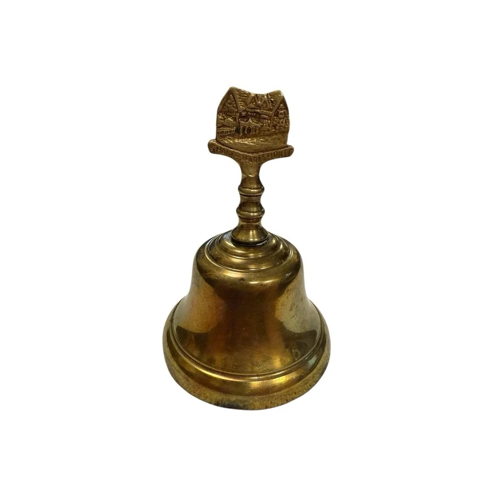 Shakespeare House Stratford Vintage solid brass desk bell
